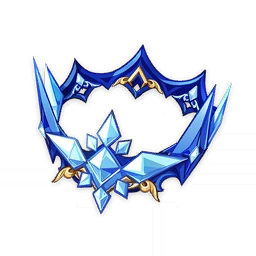 Blizzard Strayer_Broken_Rimes_Echo Blizzard Strayer circlet artifact Genshin Impact