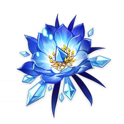 Blizzard Strayer_Snowswept_Memory Blizzard Strayer flower artifact Genshin Impact