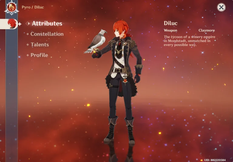 Diluc Build Guide Genshin Impact 2026 Best Weapons Artifacts Teams